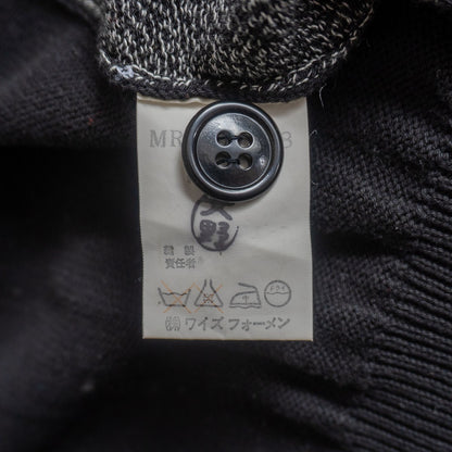 Y's for Men Bicolor Cardigan Gray Size M