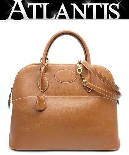 HERMES Bolide 35 2WAY Handbag Cousuvel Leather Size ONE SIZE