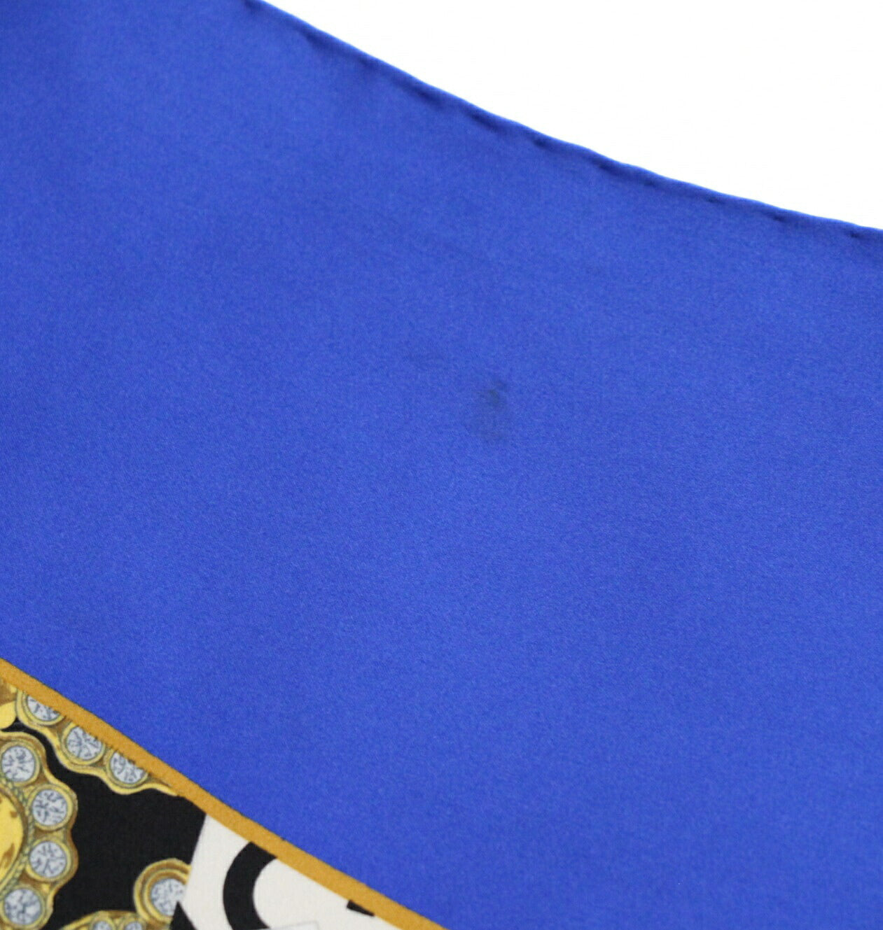 CHANEL Vintage Coco Mark Jewelry Silk Scarf Size ONE SIZE