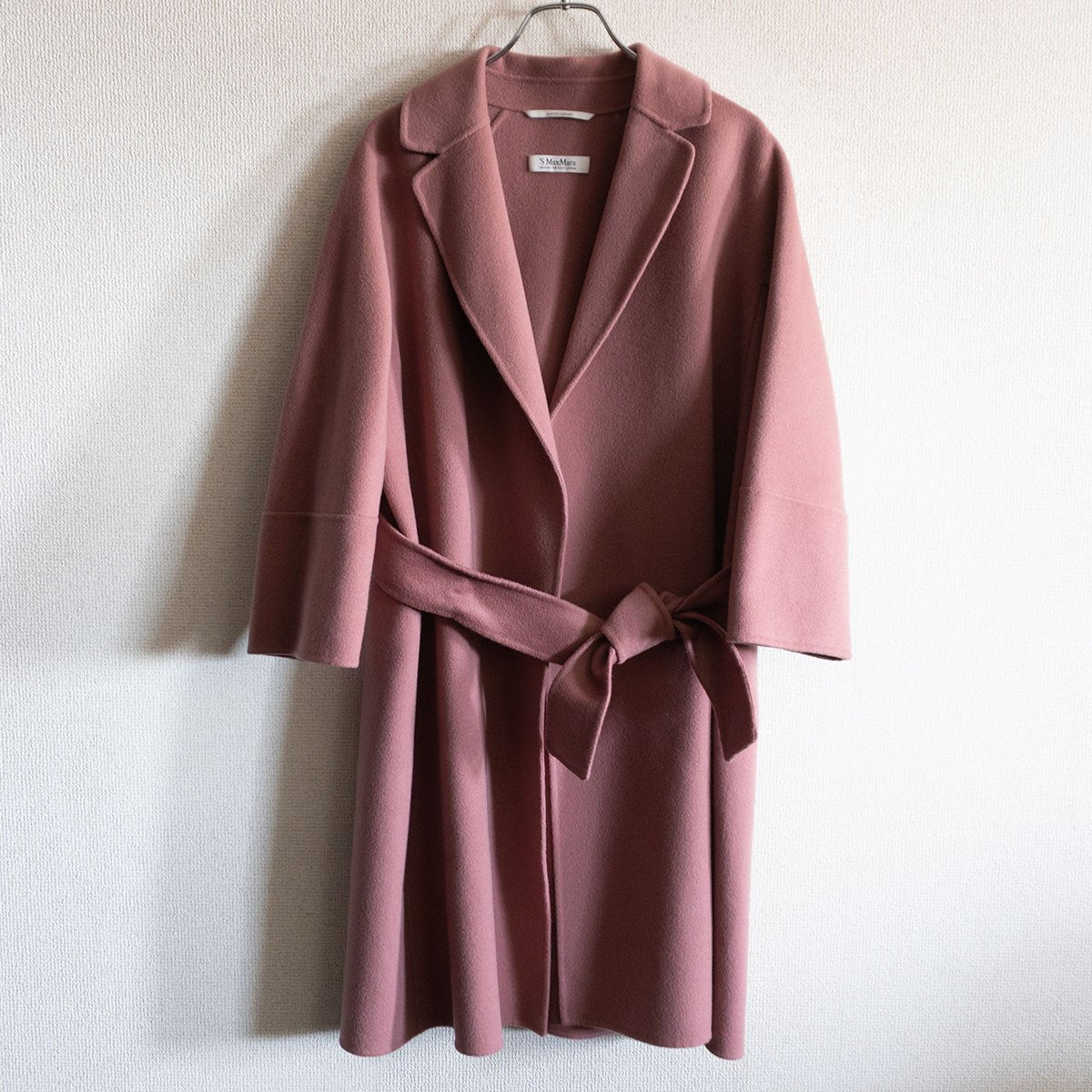 S MAX MARA CUCITO A MANO Belted double-faced coat Size 34