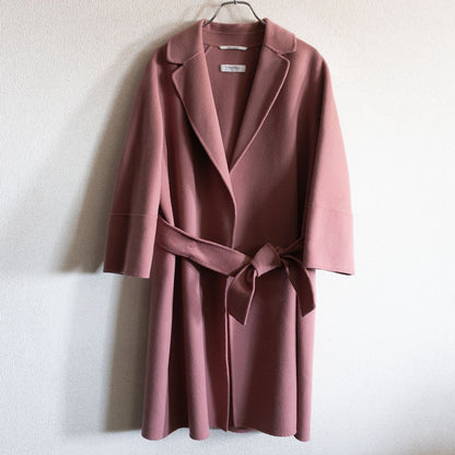 S MAX MARA CUCITO A MANO Belted double-faced coat Size 34