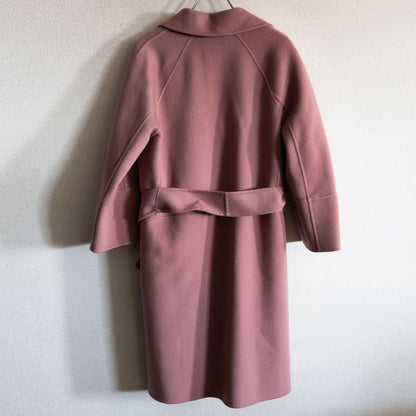 S MAX MARA CUCITO A MANO Belted double-faced coat Size 34