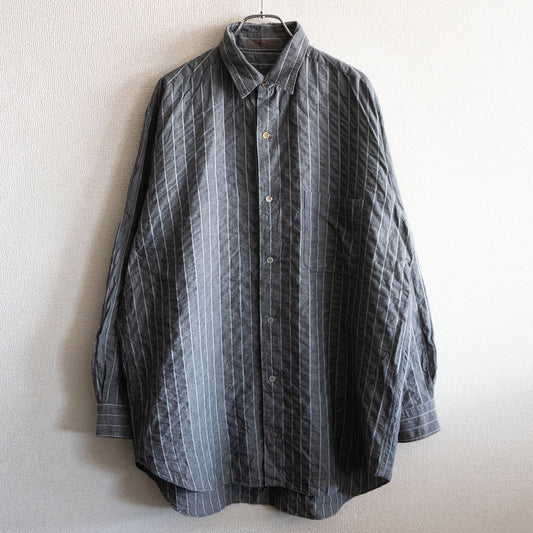 Y's for Men 90S Oversized Striped Shirt Size XL
