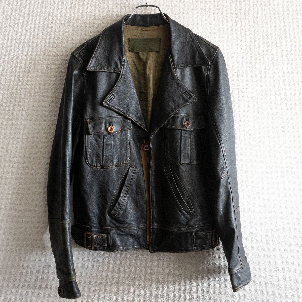 aski kataski Leather jacket Size M