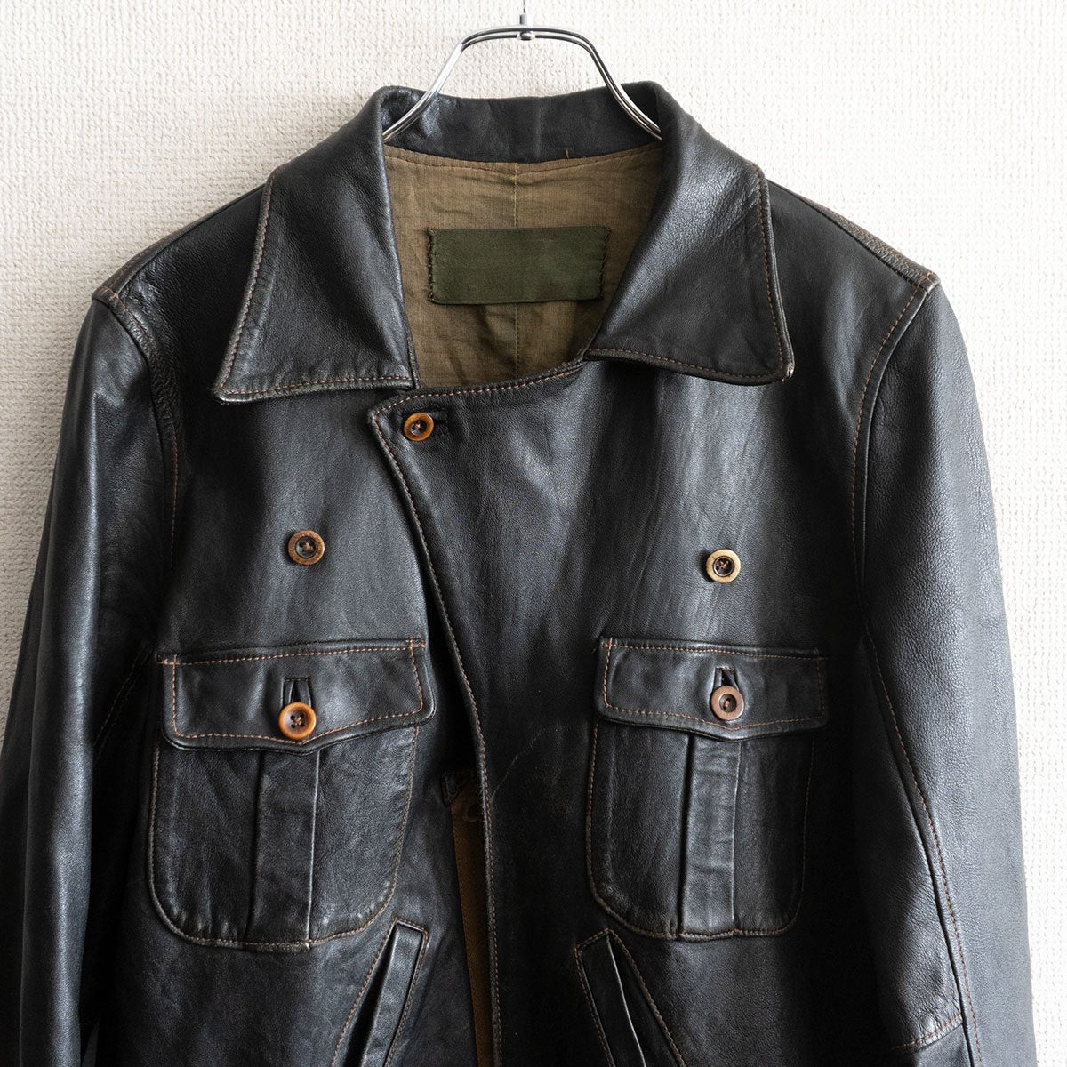 aski kataski Leather jacket Size M
