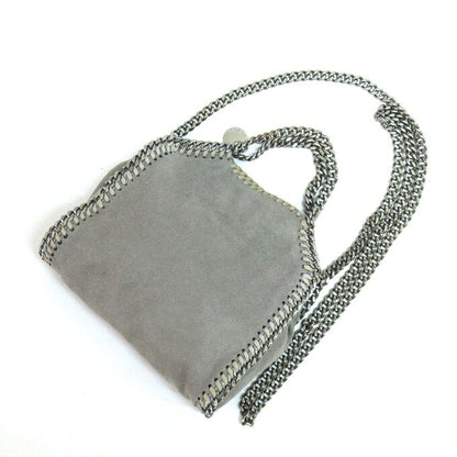 STELLA McCARTNEY Falabella Tiny Tote Bag Gray Size ONE SIZE