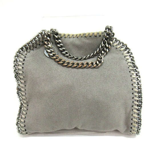 STELLA McCARTNEY Falabella Tiny Tote Bag Gray Size ONE SIZE