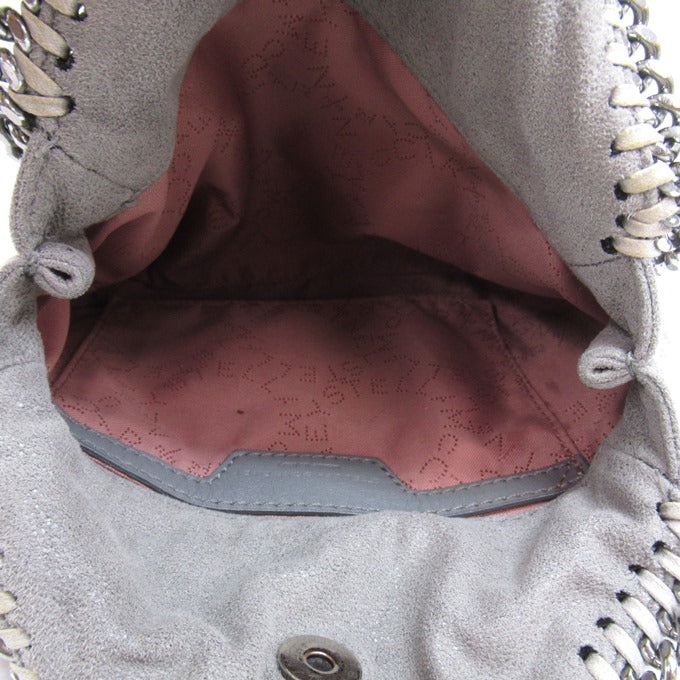 STELLA McCARTNEY Falabella Tiny Tote Bag Gray Size ONE SIZE