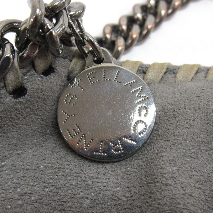 STELLA McCARTNEY Falabella Tiny Tote Bag Gray Size ONE SIZE