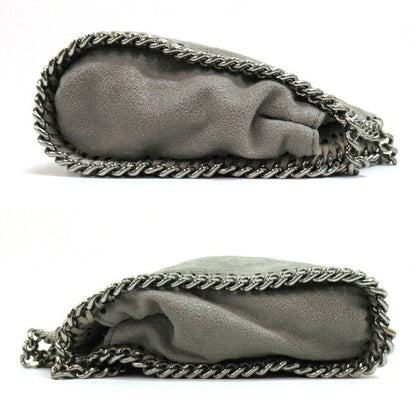 STELLA McCARTNEY Falabella Tiny Tote Bag Gray Size ONE SIZE
