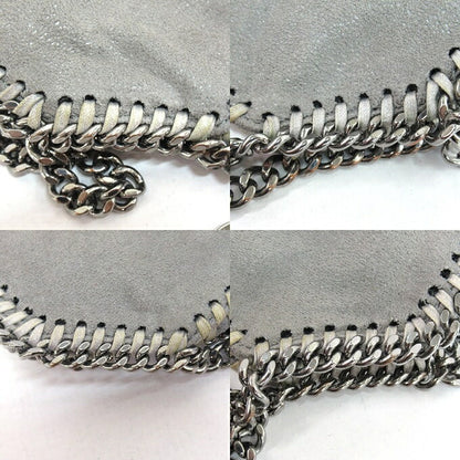 STELLA McCARTNEY Falabella Tiny Tote Bag Gray Size ONE SIZE