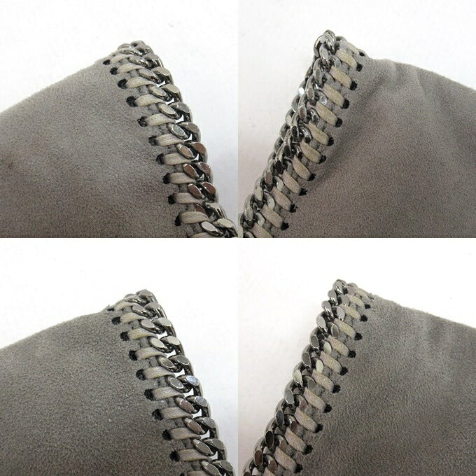 STELLA McCARTNEY Falabella Tiny Tote Bag Gray Size ONE SIZE