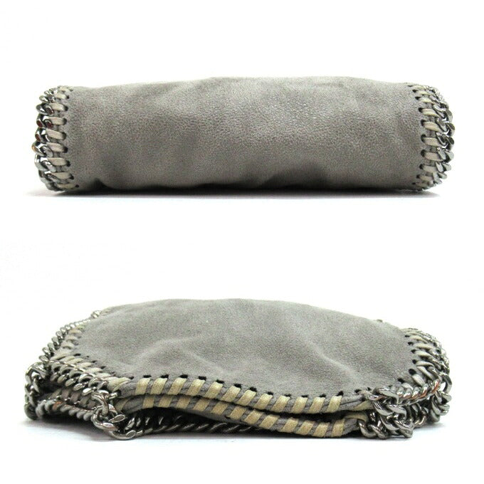 STELLA McCARTNEY Falabella Tiny Tote Bag Gray Size ONE SIZE