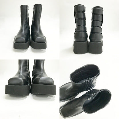 Paloma Barcelo Becca Side Zip Boots Black Size 37