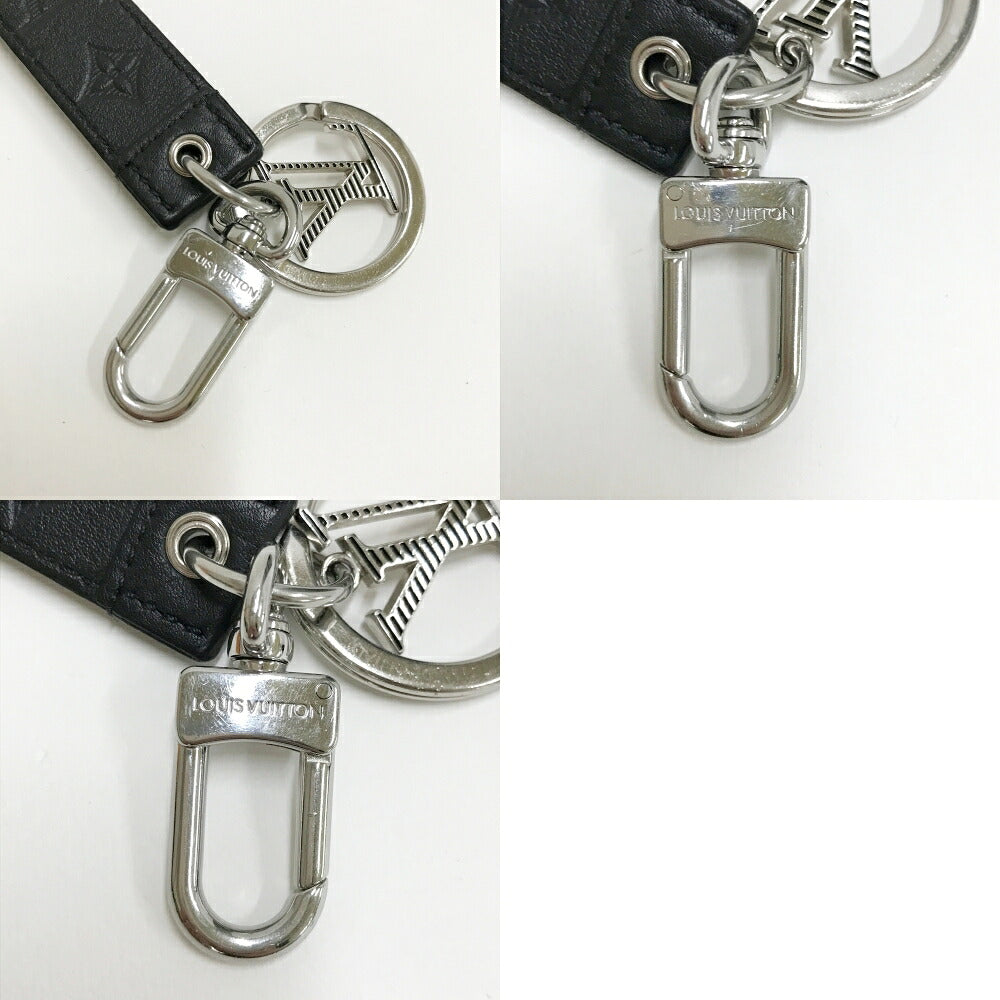 LOUIS VUITTON Dragonne Keychain Black Size ONE SIZE
