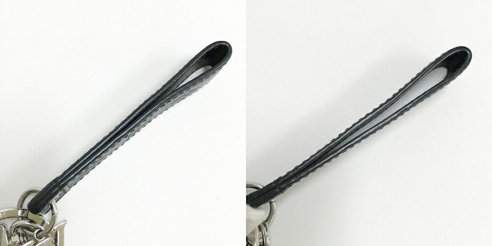 LOUIS VUITTON Dragonne Keychain Black Size ONE SIZE