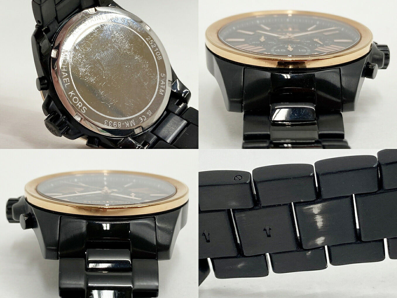 MICHAEL KORS MK8933 Watch Black Size ONE SIZE