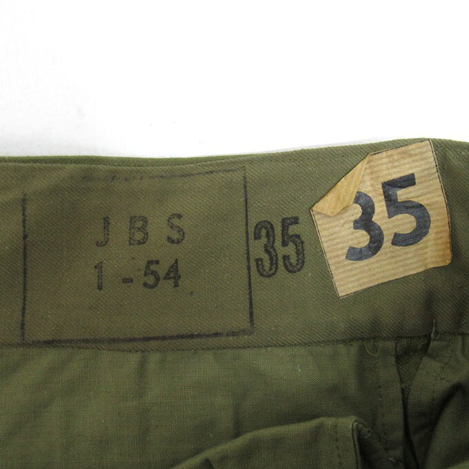 French Military 40s-50s M-47 Cargo Pants Green Size 35
