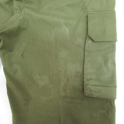 French Military 40s-50s M-47 Cargo Pants Green Size 35