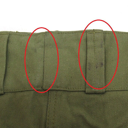 French Military 40s-50s M-47 Cargo Pants Green Size 35