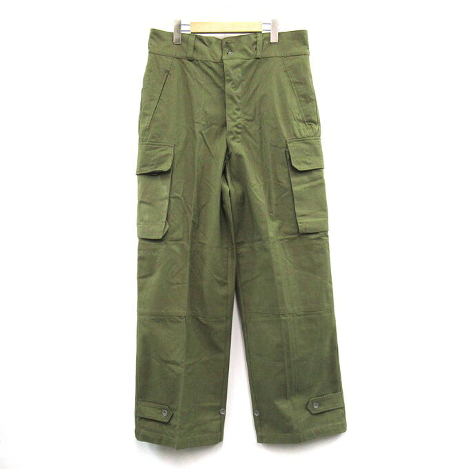 French Military 40s-50s M-47 Cargo Pants Green Size 35
