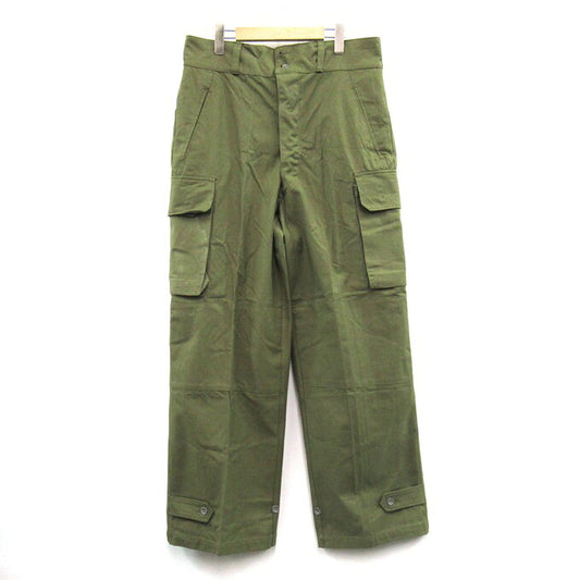 French Military 40s-50s M-47 Cargo Pants Green Size 35