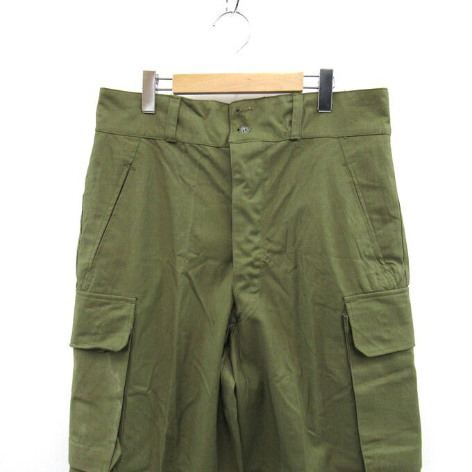 French Military 40s-50s M-47 Cargo Pants Green Size 35