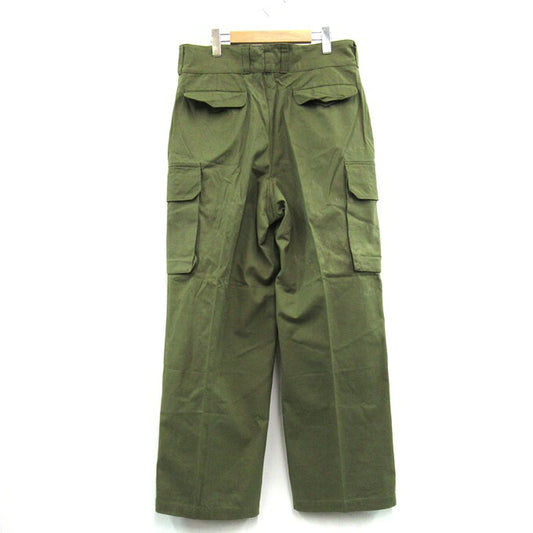 French Military 40s-50s M-47 Cargo Pants Green Size 35