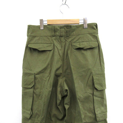French Military 40s-50s M-47 Cargo Pants Green Size 35