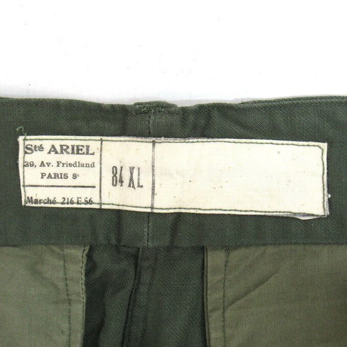French Military 50s M-47 Cargo Pants Green Size 84