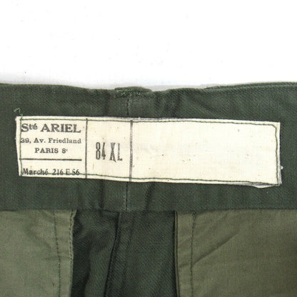 French Military 50s M-47 Cargo Pants Green Size 84