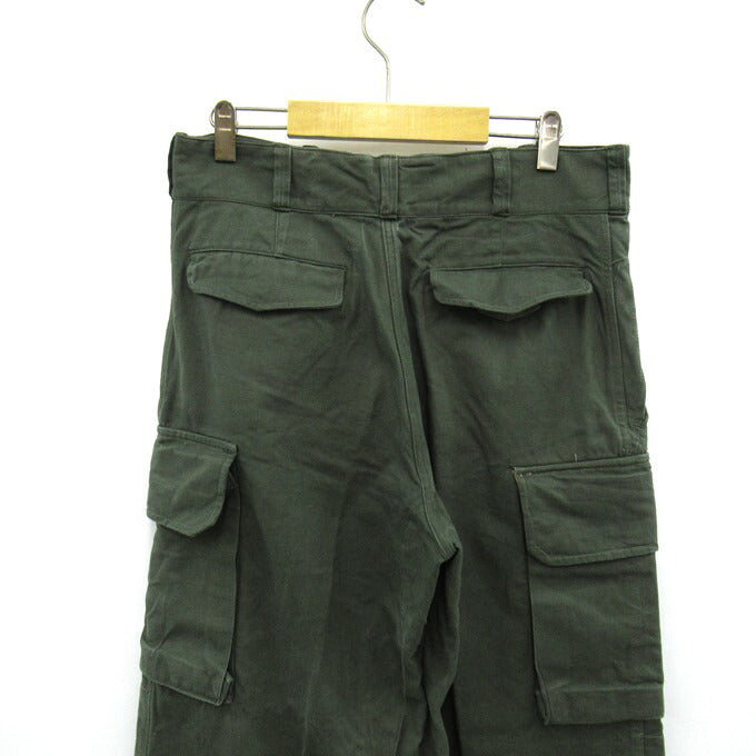 French Military 50s M-47 Cargo Pants Green Size 84