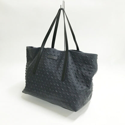 JIMMY CHOO Pimlico Tote Bag Navy Blue Size ONE SIZE