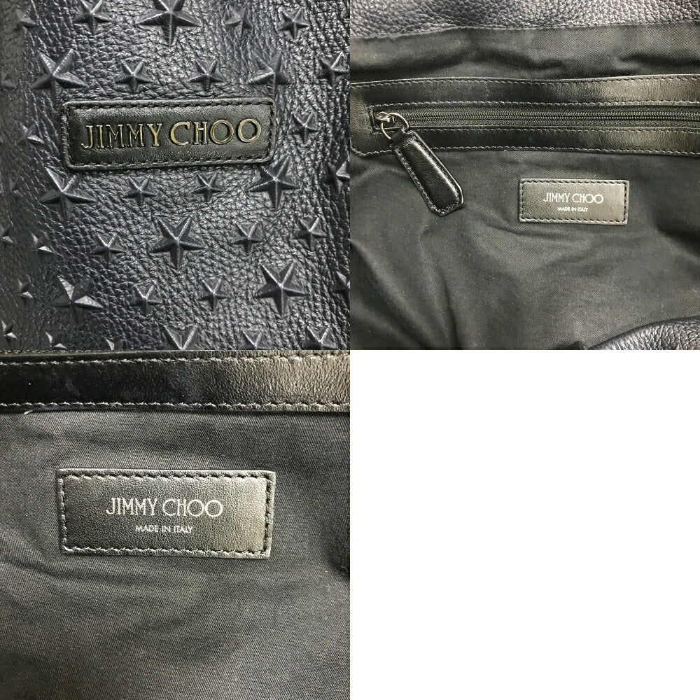 JIMMY CHOO Pimlico Tote Bag Navy Blue Size ONE SIZE