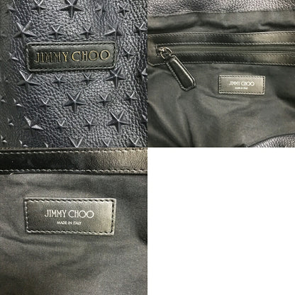 JIMMY CHOO Pimlico Tote Bag Navy Blue Size ONE SIZE