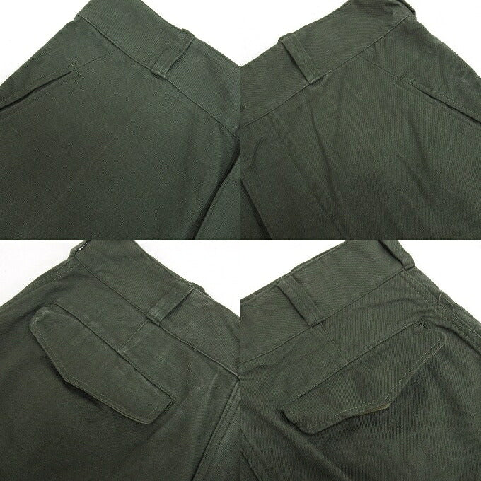 French Military 50s M-47 Cargo Pants Green Size 84