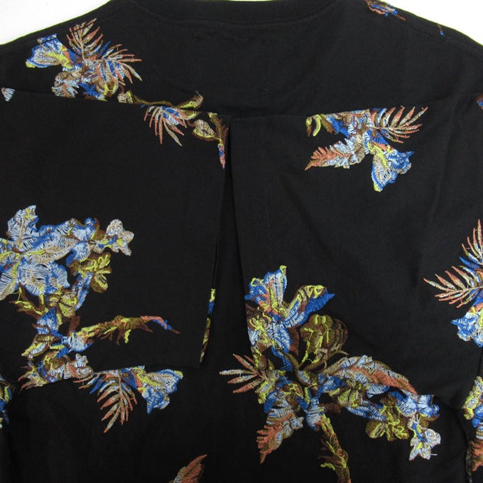 MAISON SPECIAL Embroidered T-Shirt Black Size 0