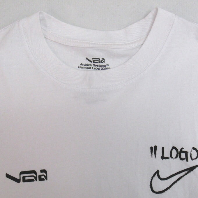 NIKE x Virgil Abloh Archive S/S Logo T-Shirt White Size M