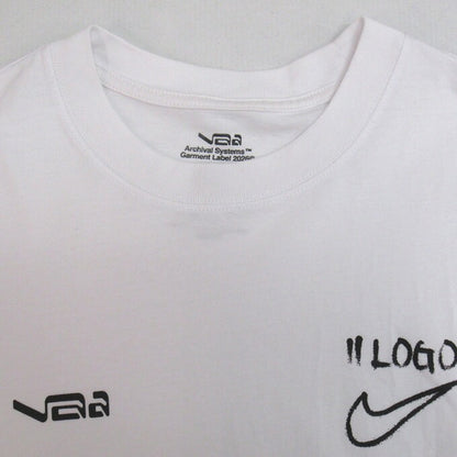 NIKE x Virgil Abloh Archive S/S Logo T-Shirt White Size M