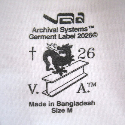 NIKE x Virgil Abloh Archive S/S Logo T-Shirt White Size M
