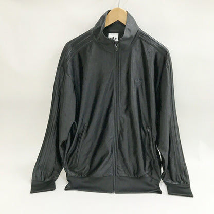 adidas METAL FBIRD Firebird Metallic Track Top Black Size L