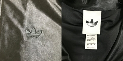 adidas METAL FBIRD Firebird Metallic Track Top Black Size L
