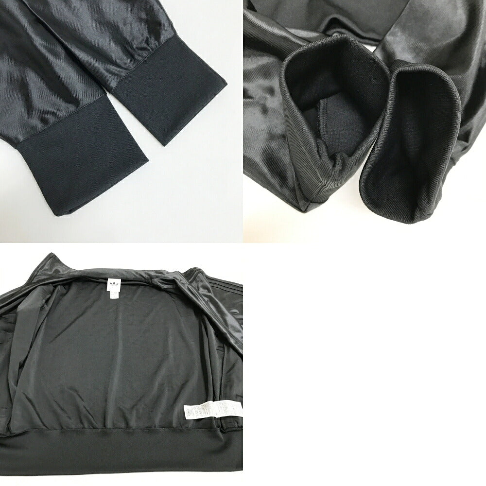 adidas METAL FBIRD Firebird Metallic Track Top Black Size L