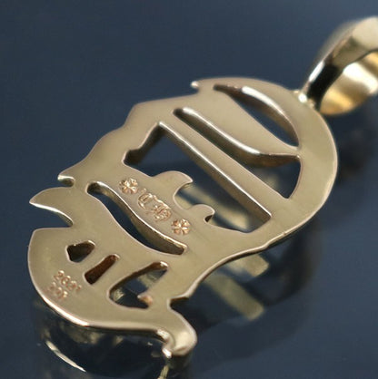 CHROME HEARTS 22K Vertical Logo Pendant Charm Size ONE SIZE