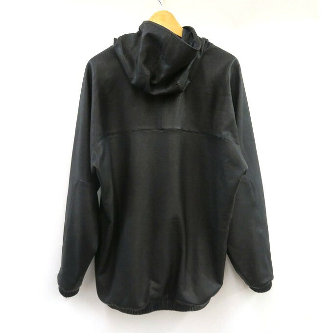 MOSSIR by FINE CREEK&CO Cowhide Hoodie Black