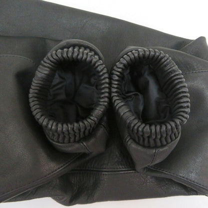 MOSSIR by FINE CREEK&CO Cowhide Hoodie Black