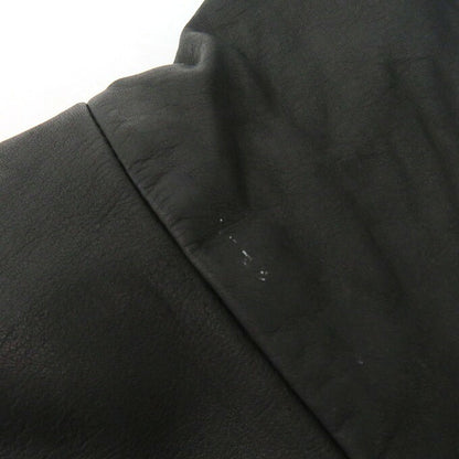 MOSSIR by FINE CREEK&CO Cowhide Hoodie Black