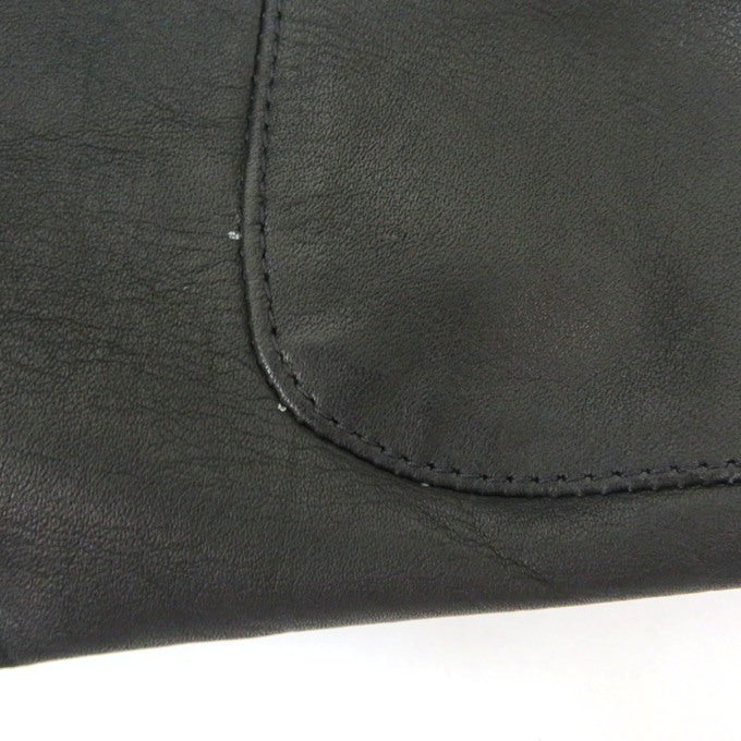 MOSSIR by FINE CREEK&CO Cowhide Hoodie Black