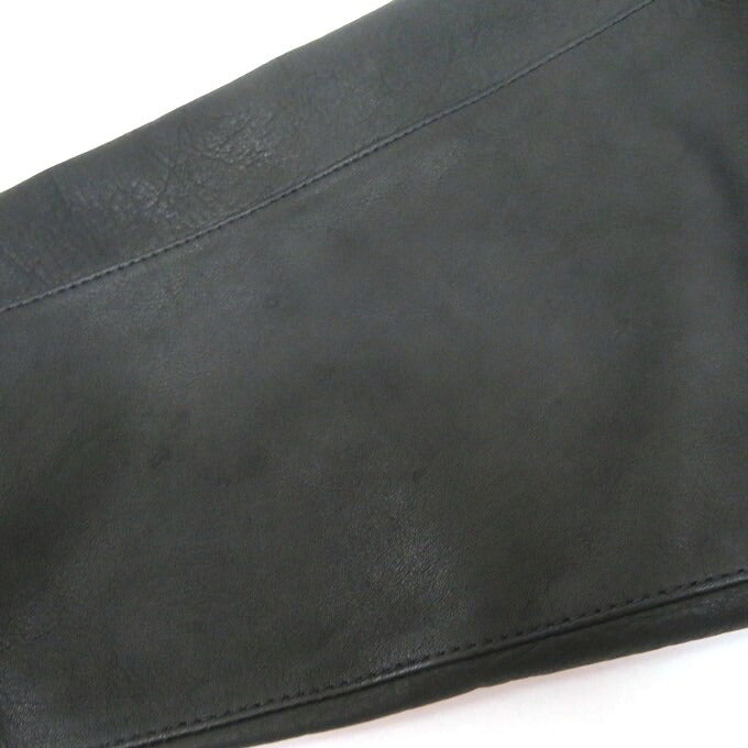 MOSSIR by FINE CREEK&CO Cowhide Hoodie Black