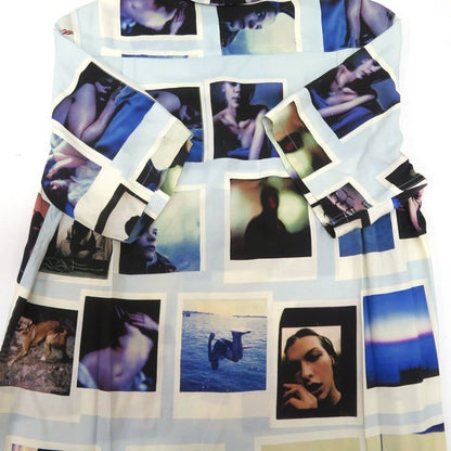 WACKO MARIA DAVIDE SORRENTI S/S Hawaiian Shirt Blue Size L